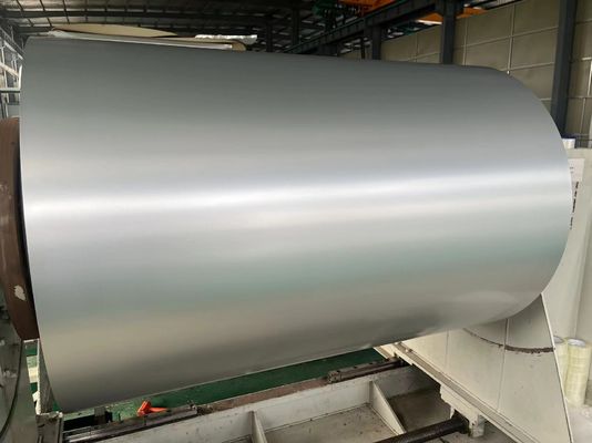 Alloy 8011 H14 Silver Color Coated Aluminum Sheet 0.23mm Thick Food Grade Pre-painted Aluminum Coil For Wine Caps Making