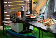 CCC  Coated Steel Portable Camping Cooking Station corrosion resistant