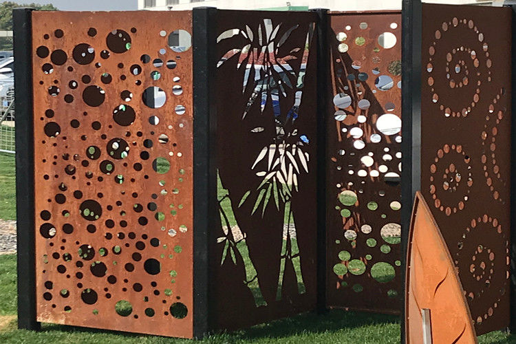 High Strength Laser Cut Corten Steel Panel Screen For Garden Decoration Sculpture - Corten Steel Garden Screens Nz High Strength Laser Cut Corten Steel Panel Screen For Garden Decoration Sculpture - Corten Steel Garden Screens Nz