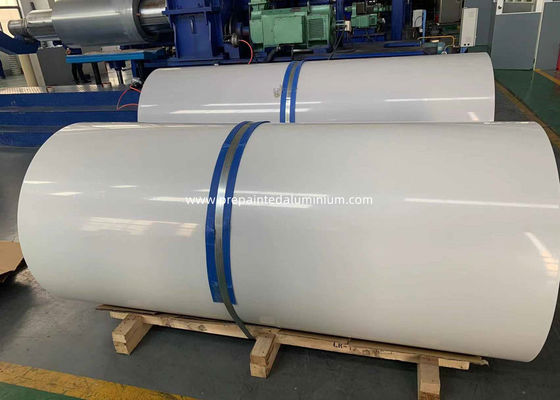 2650mm Ultra-Wide Alloy 5052 H46 High Glossy White Color Coated Aluminum Coil Used For Van &amp; Truck Box Making