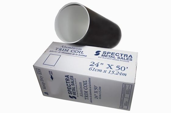 AA3105 0.014&quot; x 24&quot;in White/White Color Flshing Roll Colored Coating Aluminum Trim Coil Used For Windows Trim Purpose