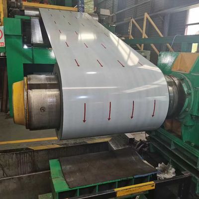 39'' width PE/PVDF White color coated aluminum coil manufacturer for production Refrigeration