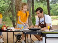 75L Stotage Capacity Multifunctional Camping Portable Grill Table