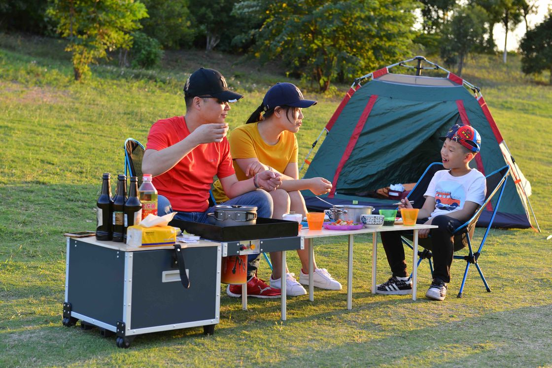Easy Moving Folding Camping Table For Outdoor Activities And Picnics