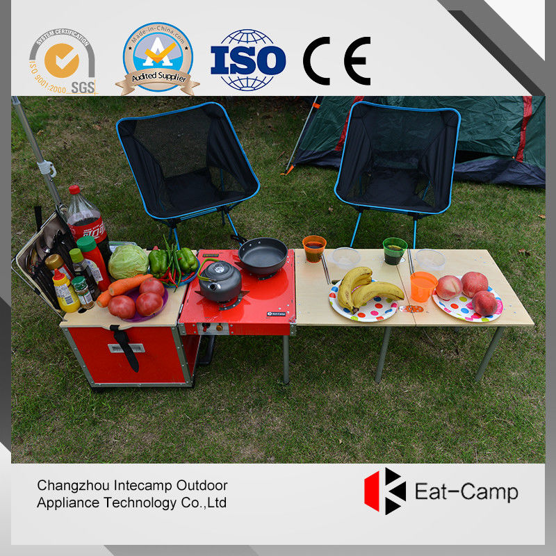 Aluminum Alloy Folding Luggage Camping Cooking Station For Camping 7.4kgs