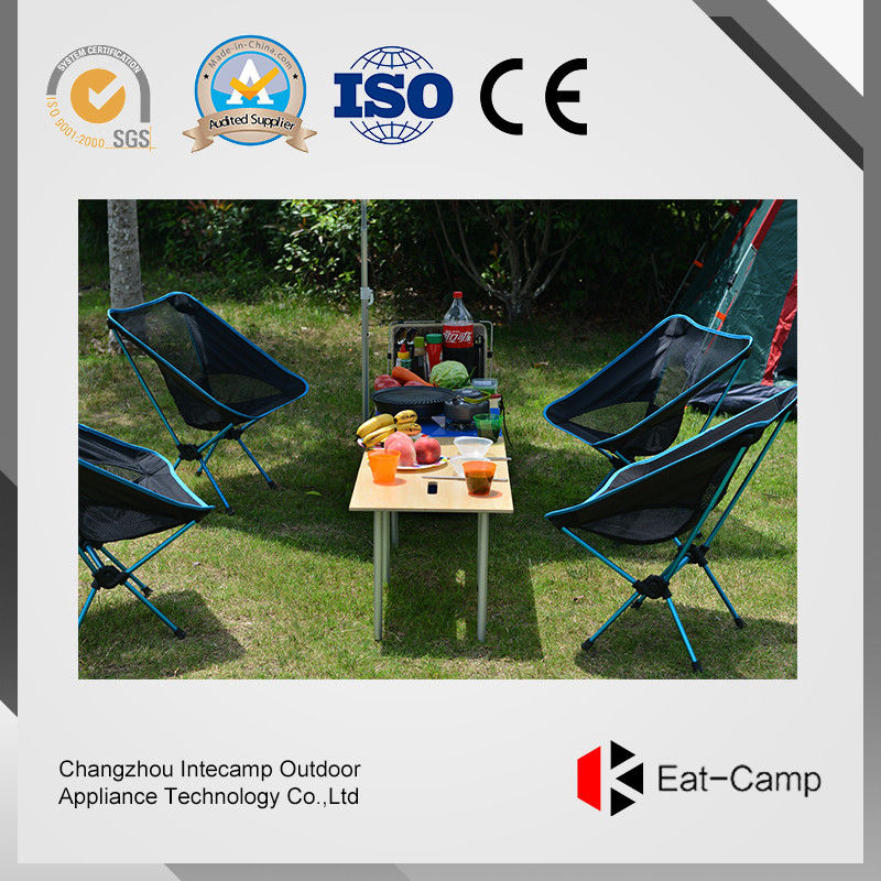 Hot Red / Sea Blue Outdoor Kitchen Products , Ultra Portable Outdoor Folding Table