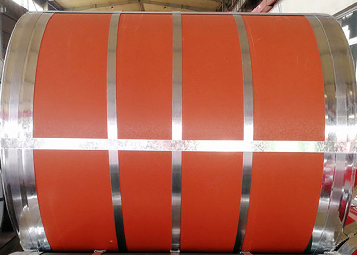 PE / PVDF / SMP Galvanized Steel Sheet , 1000mm Width Pre Painted Steel Sheet