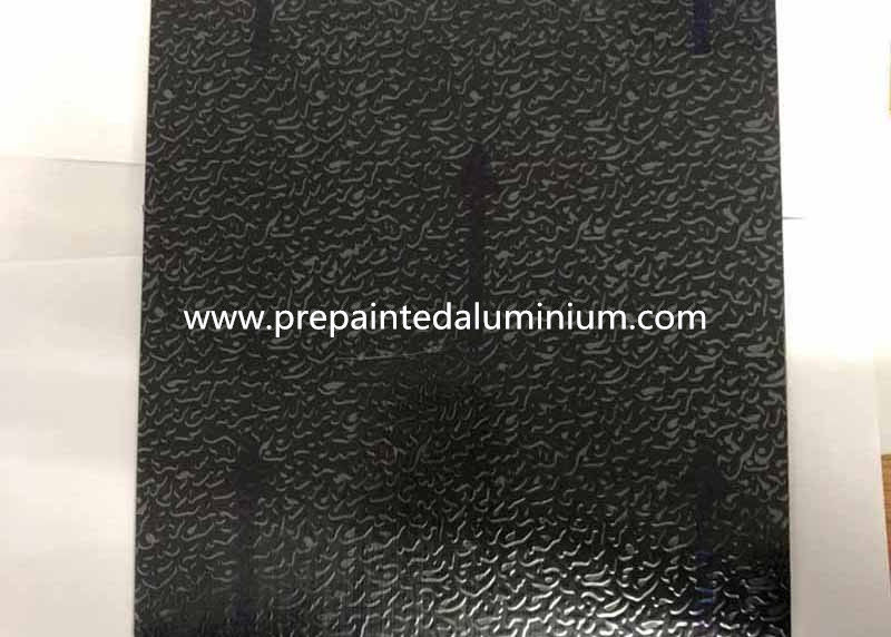 Embossed Pre Painted Aluminium Coils Or Sheets For Wall Roof And Curtain