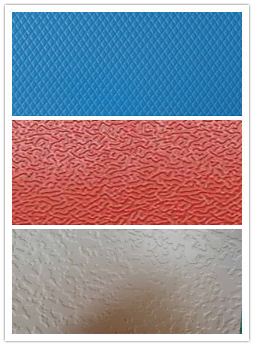 textured surface alloy 1050 colour coated aluminium sheet for kitch cabinet