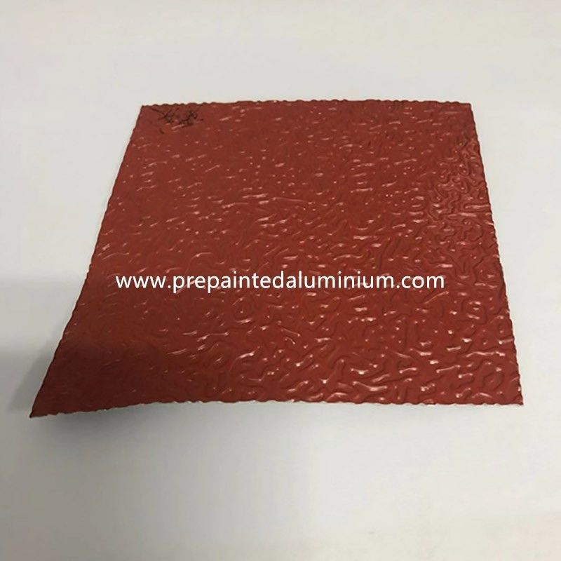 Stucco Embossed  1050 0.3mm 2600mm Prepainted Aluminum Coil