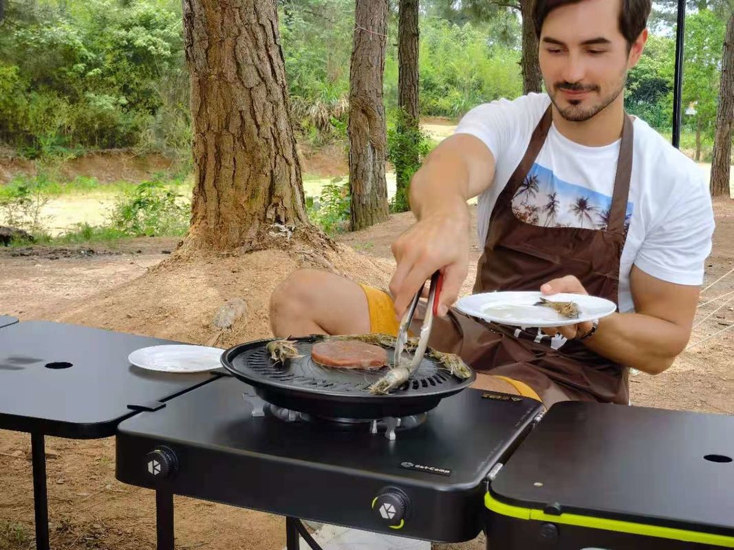 Luxury Portable Integrated Camping Outdoor Cooking Box