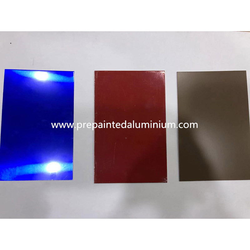Heat Reflective Effect Color Coated Aluminum Sheet PE PVDF Epoxy Coating