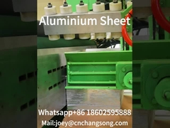 Processing of colour coated aluminium panels from Dingang