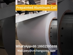 Your order for white colour coated aluminium coils will be delivered soon!