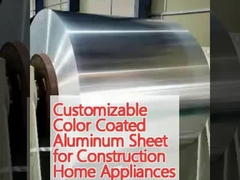 Customizable Color Coated Aluminum Sheet for Construction Home Appliances Transportation