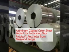 Aluminum Coated Color Sheet Perfect for Enhancing Your Product's Aesthetics from Mainland Jiangsu