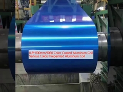 0.8*1100mm/1060 Color Coated Aluminum Coil Various Colors Prepainted Aluminum Coil 