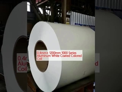 0.4mm× 1200mm 1000 Series Aluminum White Coated Colored Coil