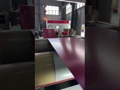 Red pre-painted aluminum coils