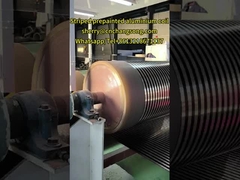 The factory real shot of Striped color coated aluminium coil