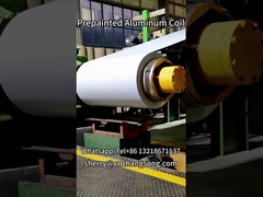 Colour coated aluminium coil production