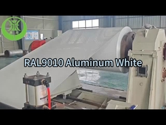 White coated aluminum coil RAL9010
