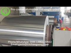 Pre-coated aluminum coil single-sided varnish