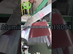 Aluminum foil Ral 8004