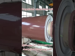 New chocolate color coated aluminium coil