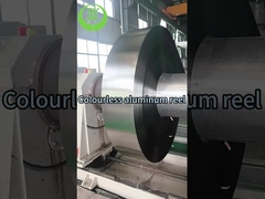 Colourless aluminum reel