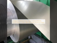 Cladguard 3003aluminum Alloy-2.5mm/2000mm Fluorocarbon Curtain Wall Decorative Aluminum Panel