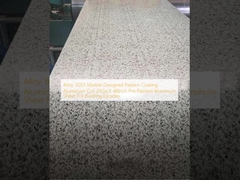 Alloy 3003 Marble Designed Pattern Coating Aluminum Coil 24Ga X 48Inch Pre Painted Aluminum Sheet For Building Facades