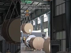 Prepainted aluminium coil Preparing for shipment