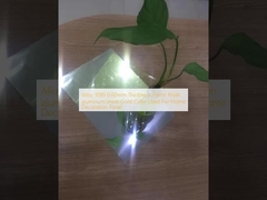 Alloy 1085 0.60mm Thickness mirror finish aluminum sheet Gold Color Used For Home Decoration Panel