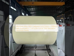 Aluminum Alloy 3003  Cladguard Coil (2.5mm × 2000mm) with Fluorocarbon Coating for Curtain Wall Decorative Aluminum Panels