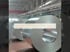 Aluminum Alloy 5083 Marinelite Foil (0.8mm × 1200mm) for Lightweight Ship Cabin Decoration