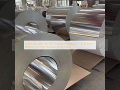Aluminum Alloy 8011 Air Conditioner Radiator Foil (0.1mm × 800mm) for High Precision Fin Forming