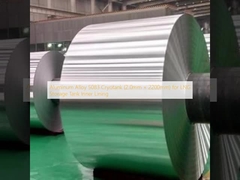 Aluminum Alloy 5083 Cryotank (2.0mm × 2200mm) for LNG Storage Tank Inner Lining