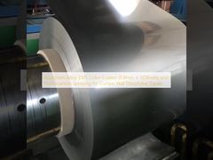 Aluminum Alloy 3105 Color-Coated (0.8mm × 1200mm) with Fluorocarbon Spraying for Curtain Wall Decorative Panels