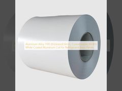 Aluminum Alloy 1100 (thickness0.6mm, Customizable Width) White-Coated Aluminum Coil for Refrigerator Back Panels
