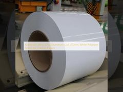 Aluminum Alloy 5754 Aluminum Coil (1.5mm, White Polyester Finish) for Cabinet Panels