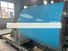 Building Decoration Alloy 1060 H24 Color Coated Aluminum Sheet 0.32 X 914mm Ral 9016 Aluminum Composite Panel Producing