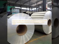Aluminum Alloy 8011 Aluminum Foil (0.02mm, Customizable Width, Transparent Protective Film) for Cosmetic Sealing Sheet      