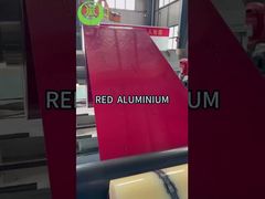 RED prepainted aluminum coil