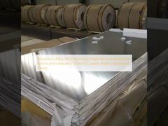 Aluminum Alloy 1050 Aluminum Plate Recommended for Electrical Enclosures (1.0 mm | Custom Width | Anodized Silver)