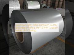 Aluminum Alloy 1060 Aluminum Coil for Bus Interior Panels (0.8–1.0 mm | Custom Width | PE Coating)