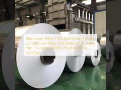 Aluminum Alloy 1100 Aluminum Foil Air Conditioner Heat Sink Material (0.1–0.15 mm | Custom Width | Hydrophobic Coating)