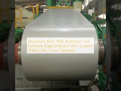 Aluminum Alloy 1060 Aluminum Coil Furniture Edge Strip (0.4 mm | Custom Width | RAL Color Optional)