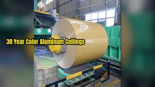 Durable Aluminum Ceiling Sheets 30 Year Color