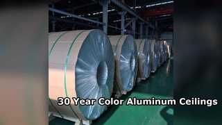 Durable Aluminum Ceiling Sheets 30 Year Color